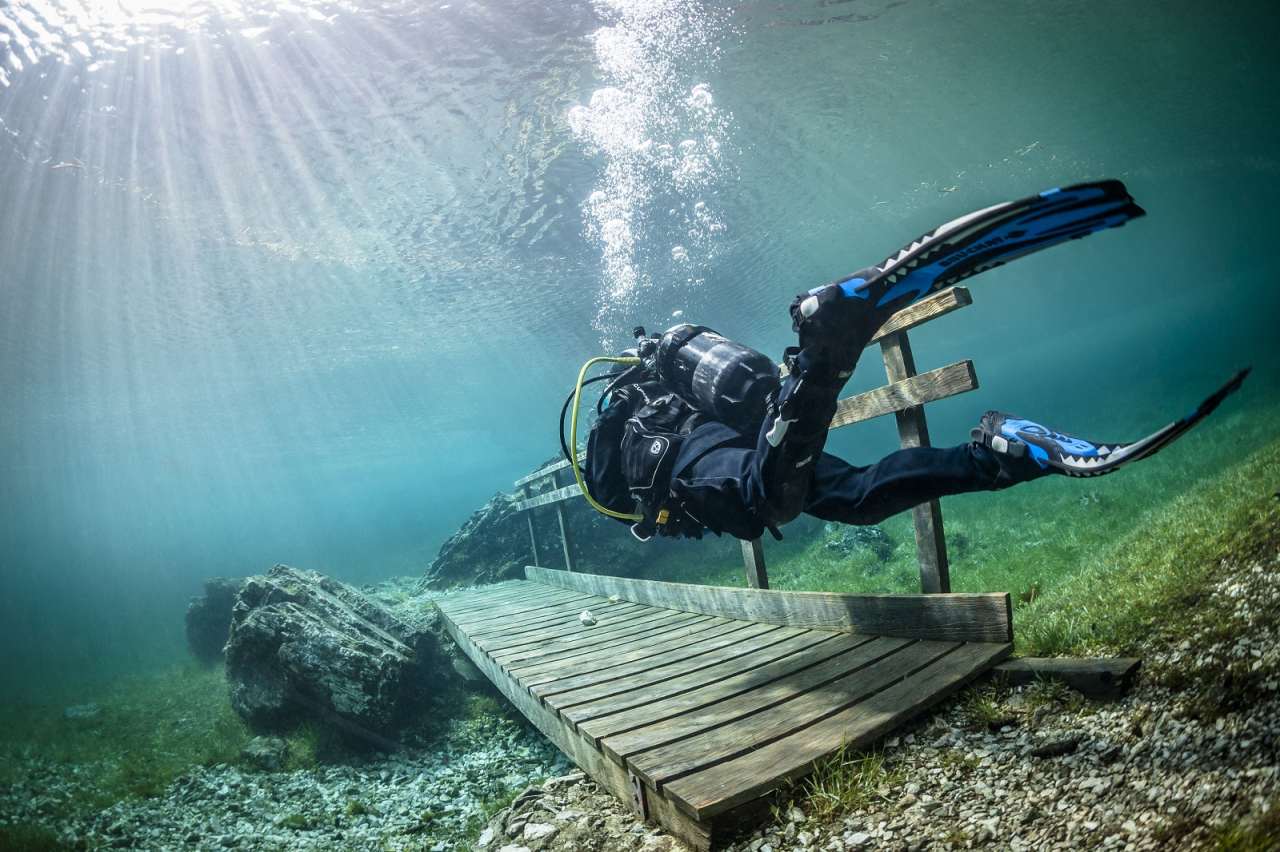 Австрійський парк під водою